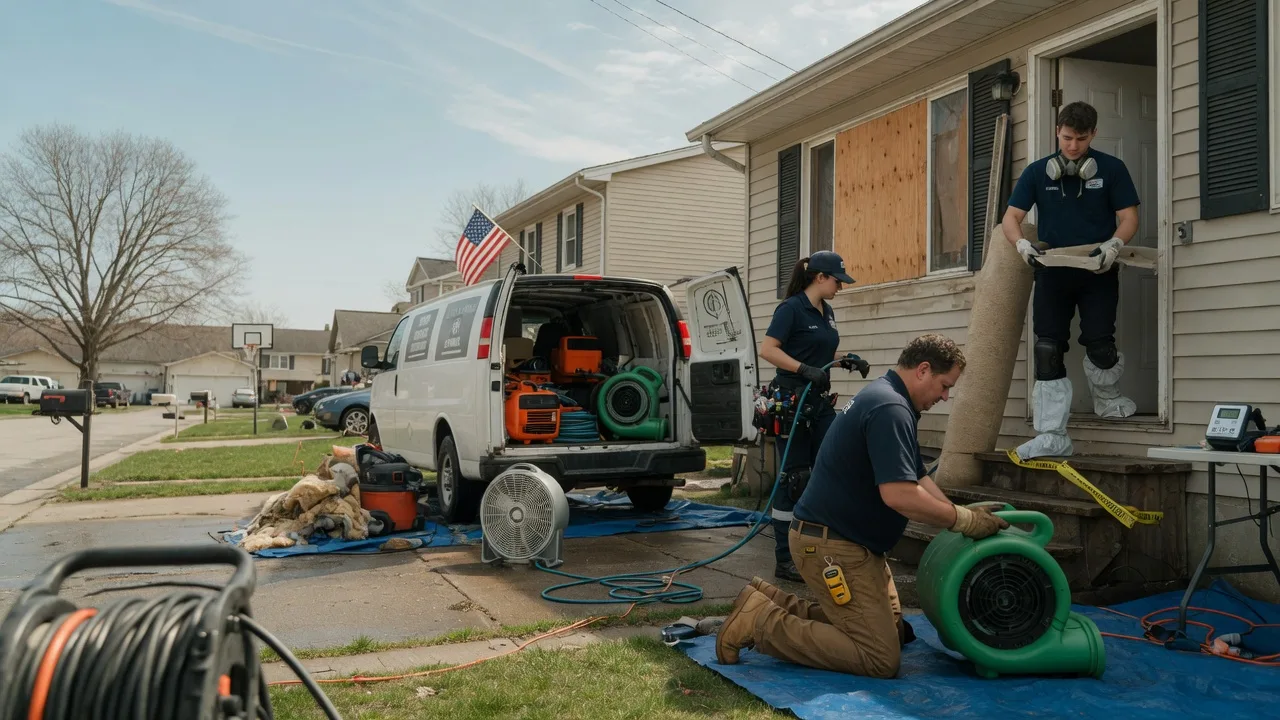 Water Damage Restoration in Mount Carmel, IL near me